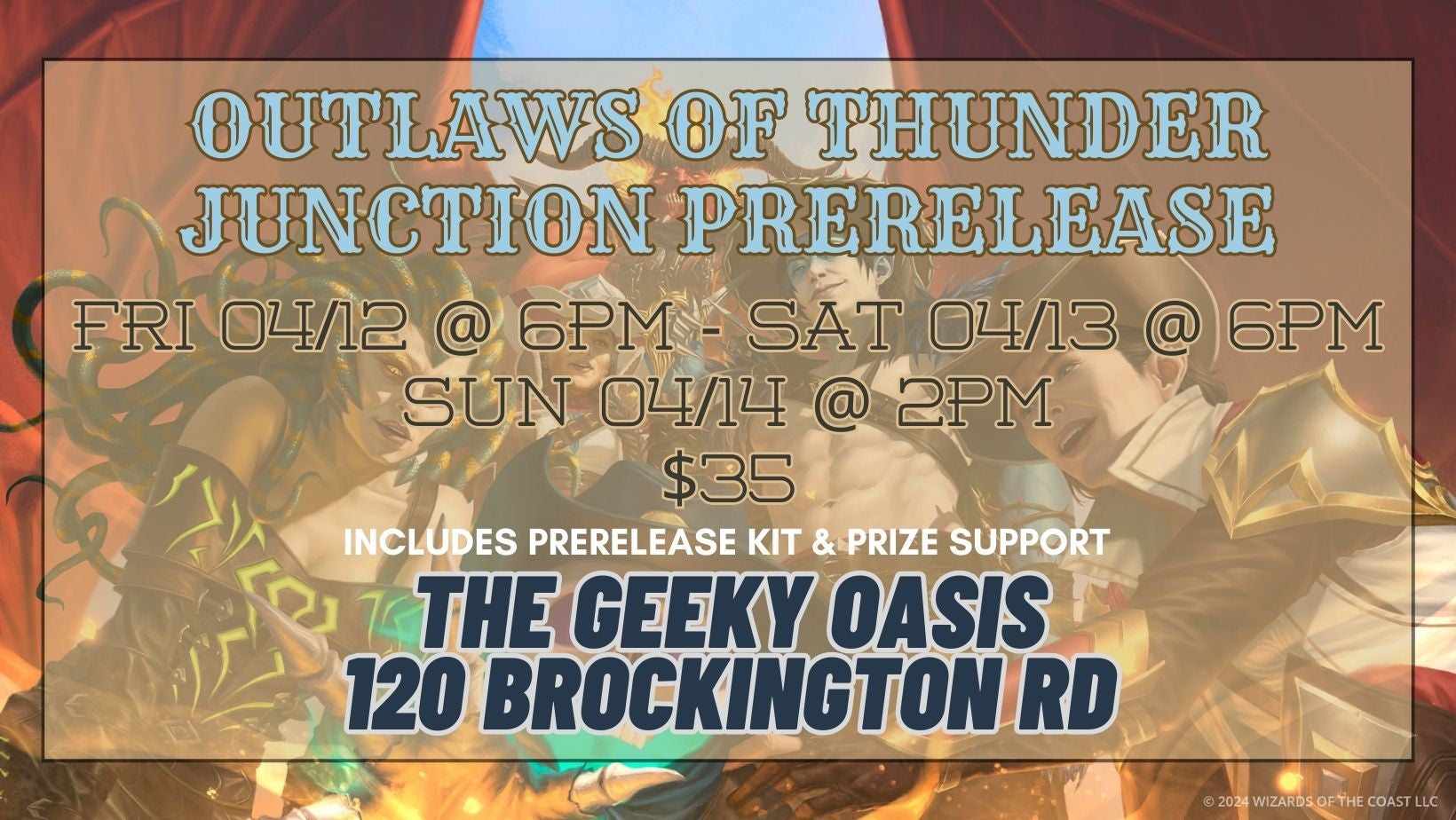 Outlaw Of Thunder Junction Prerelease The Geeky Oasis